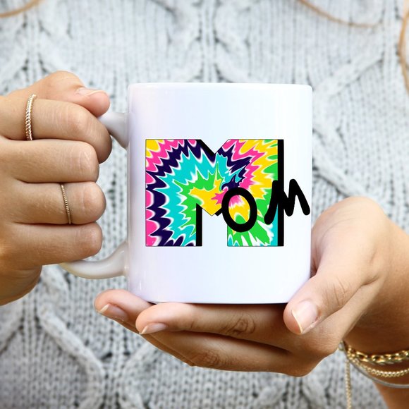 Hand Crafted Other - 90's Mom Retro Mug, Music Television Funny Mom Mug